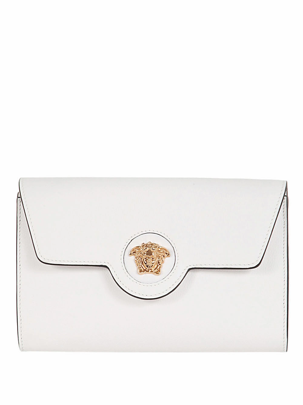 Versace Medusa Plaque Foldover Shoulder Bag