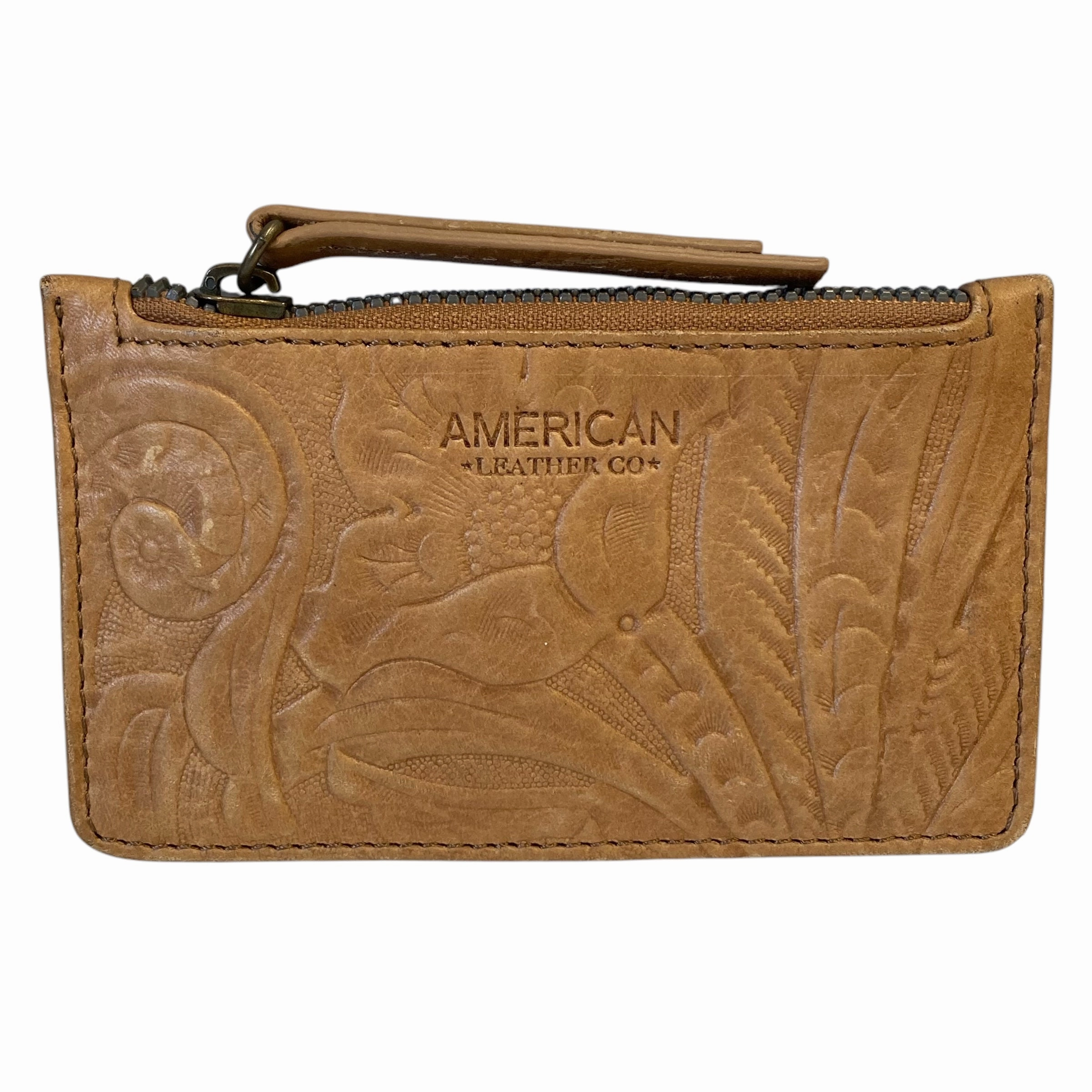 Wallet Leather By American Leather Company In Brown, Size:Small