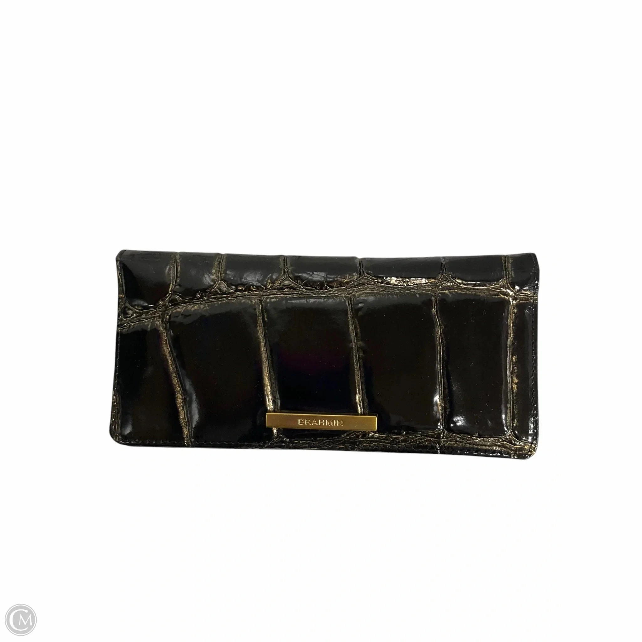 Wallet Leather By Brahmin, Size: Medium