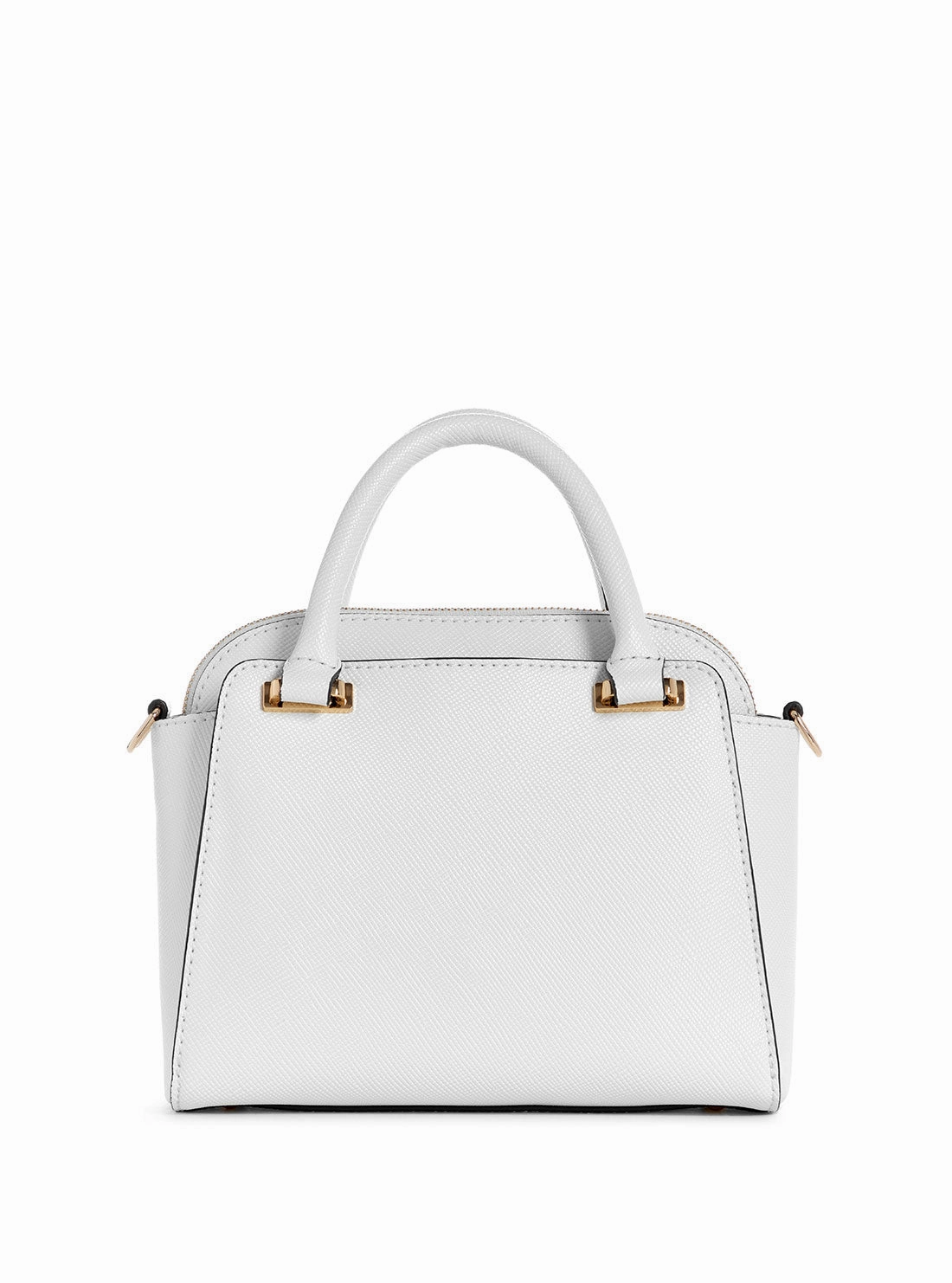 White Avis Small Satchel Bag