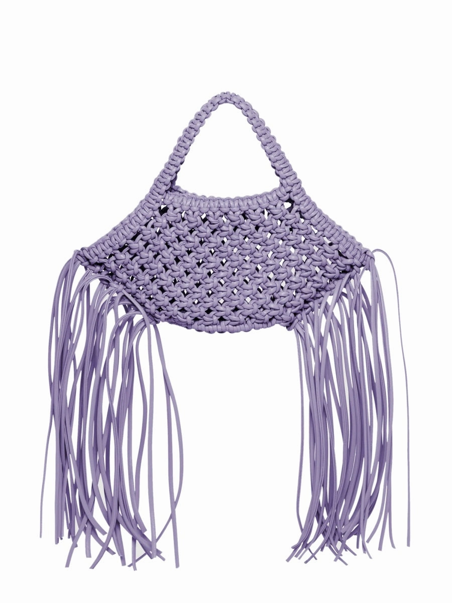 Yuzefi Basket Woven-Detail Tote Bag