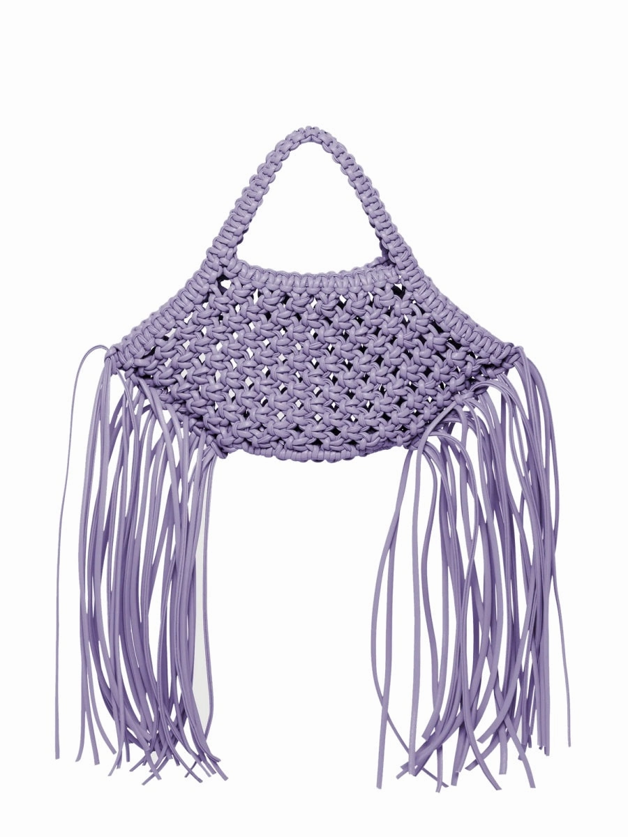 Yuzefi Basket Woven-Detail Tote Bag