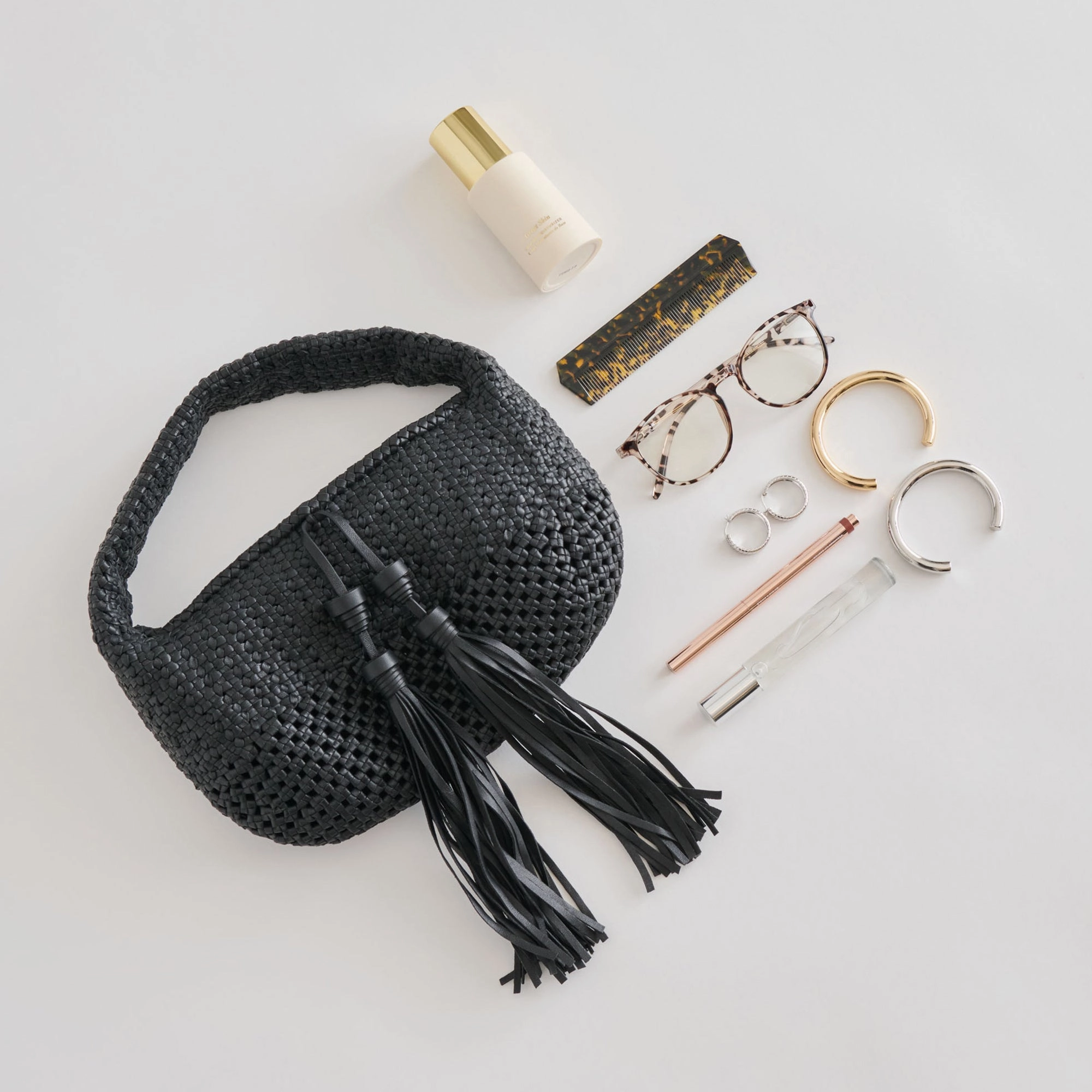 ZENIA HANDBAG BLACK LEATHER